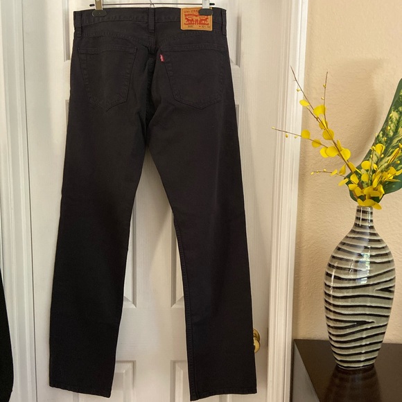 MENS LEVIS 505 REGULAR STRAIGHT FIT JEANS - Picture 4 of 6